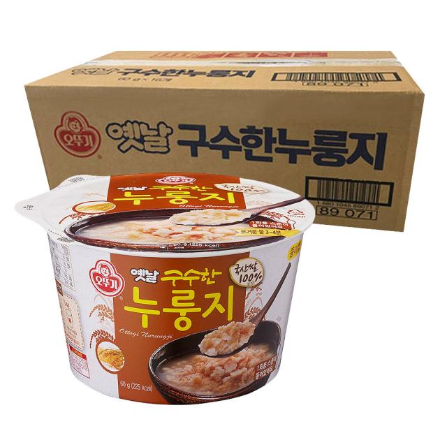 오뚜기 옛날 구수한 끓여먹는 누룽지 60g, 16개입