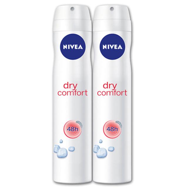 니베아 드라이 콤포트 데오드란트 200ml 2개
