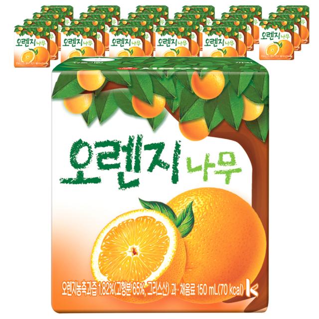 서울우유 오렌지나무 주스 150ml 24개