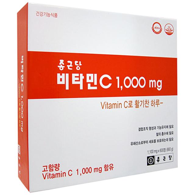 종근당 비타민C, 600정, 1개