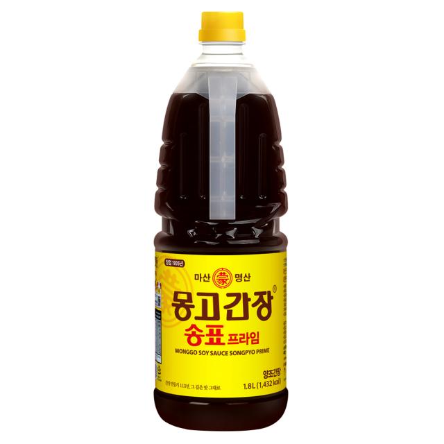 몽고식품 송표 프라임 간장 1.8l 1