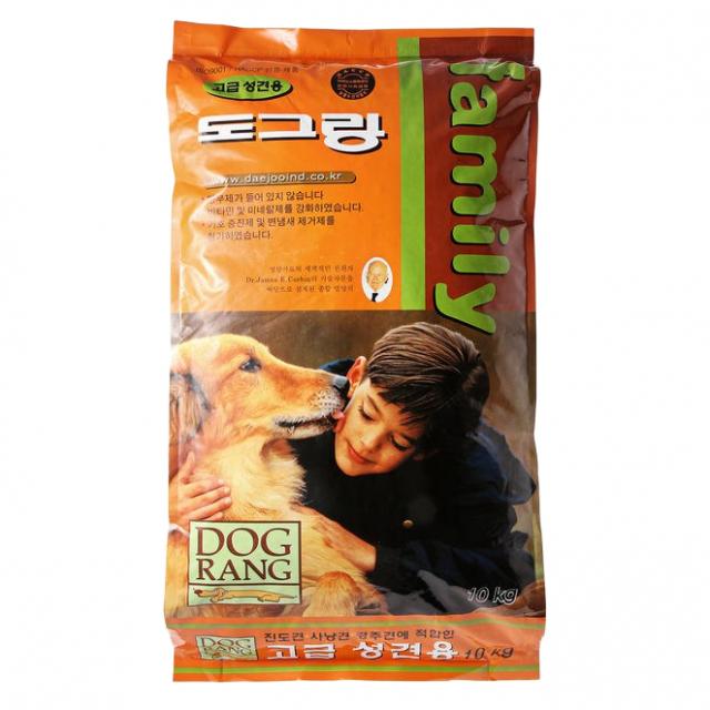 도그랑 어덜트 곡물 훼미리 애견사료, 10kg, 1개