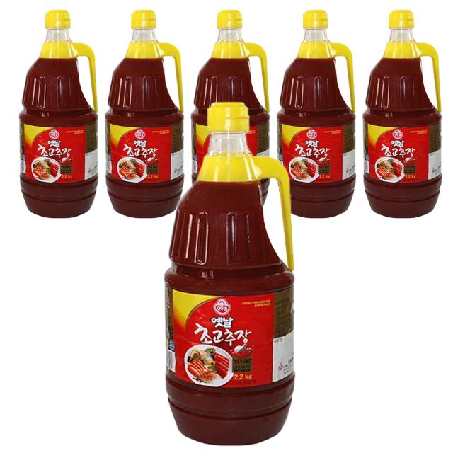 오뚜기 옛날 초고추장, 2.2kg, 6개