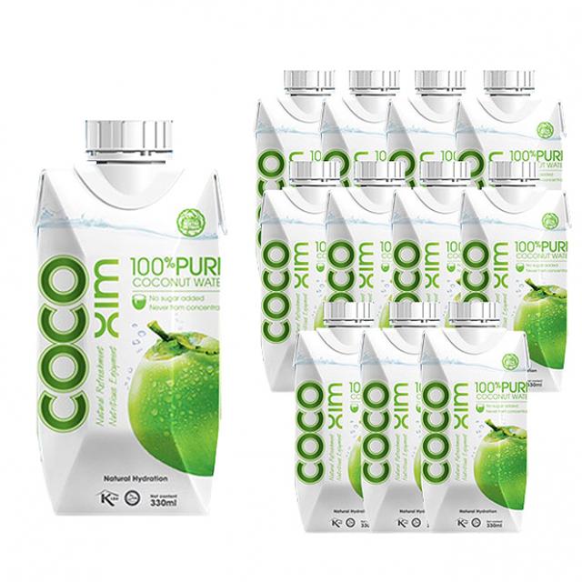코코씸 100% 퓨어 코코넛 워터 330ml 12개