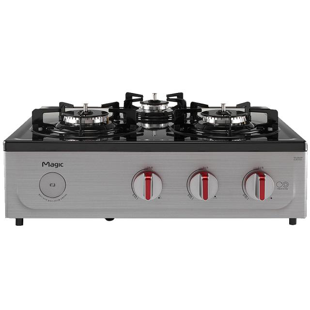 SK매직 자동온도조절 가스렌지 3구 자가설치 GRA-CM370R, GRA-CM370R, LPG