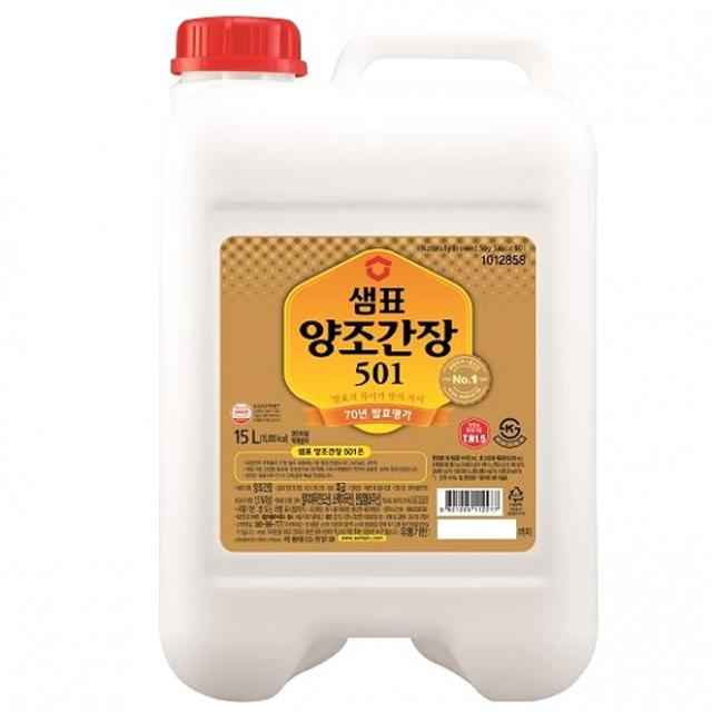 샘표 양조간장501 말통 15l 15l 1개