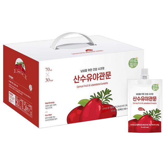 천호엔케어 하루활력 남성을 위한 산수유야관문, 70ml, 30개입