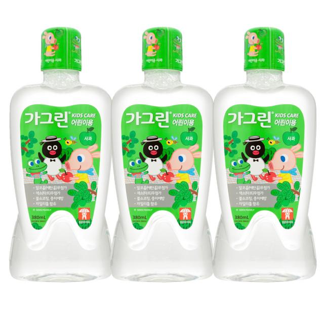 가그린 어린이용 사과향 3개입