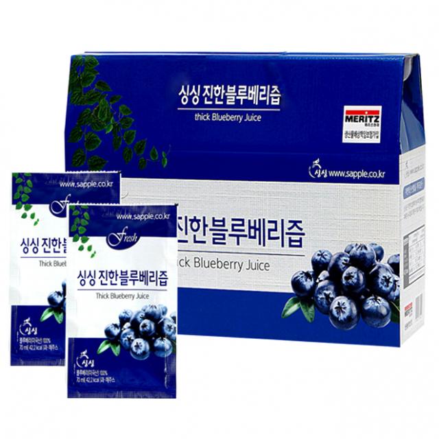 싱싱 진한 블루베리즙 70ml 30개입