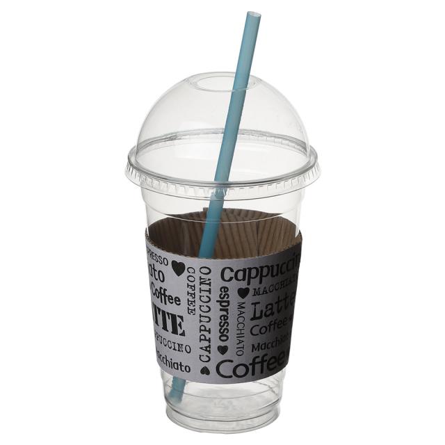 커피촌 92파이 Pet컵 16oz 100p + 돔뚜껑 100p + 화이트라떼 홀더 100p + 혼합빨대 100p 4종 세트 1세트