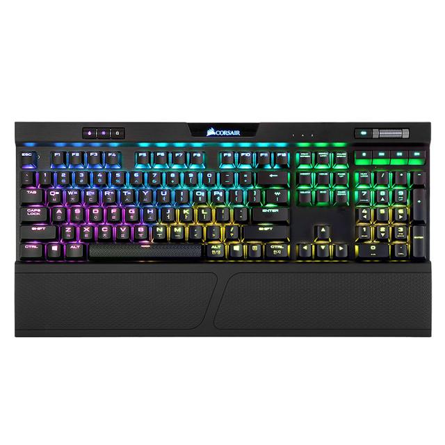 커세어 사일런트 적축 기계식 키보드, K70 RGB MK.2 MX SILENT, 혼합 색상