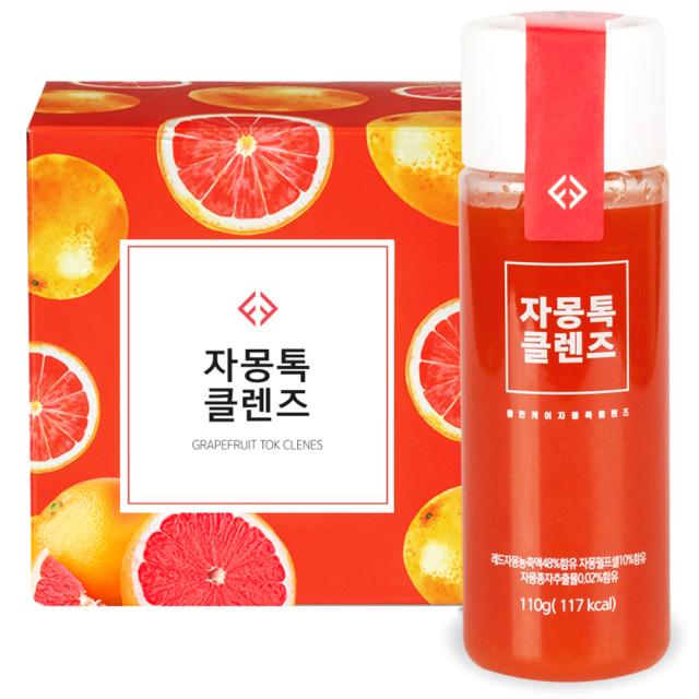 클린케어 자몽톡 클렌즈 주스 110g 9개입