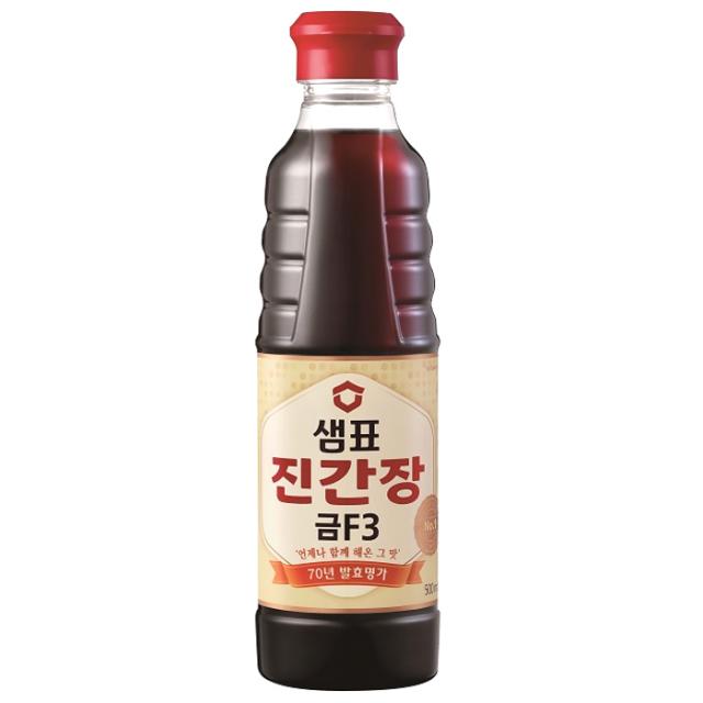 샘표 진간장 금f 3 500ml 식품 > 장/소스 장류 간장 기타간장 1개