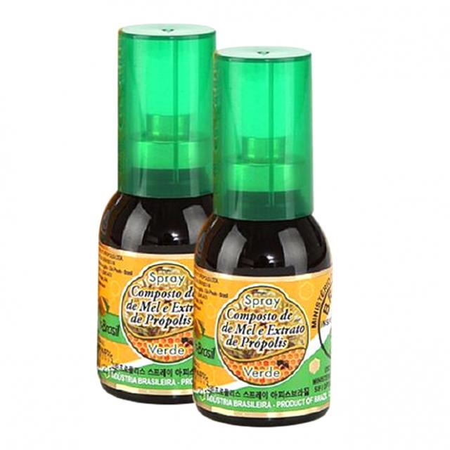 아피스브라질 그린 프로폴리스 스프레이, 30ml, 2병
