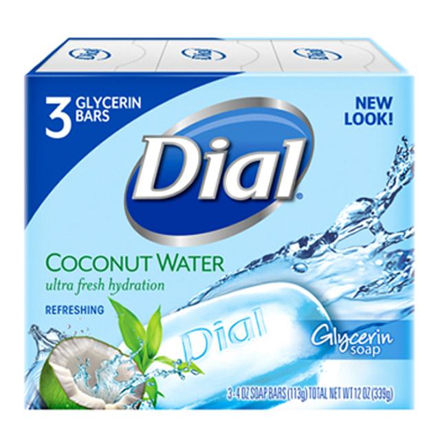 다이알 코코넛 워터 화장비누 프레쉬향 3p, 339g, 1개
