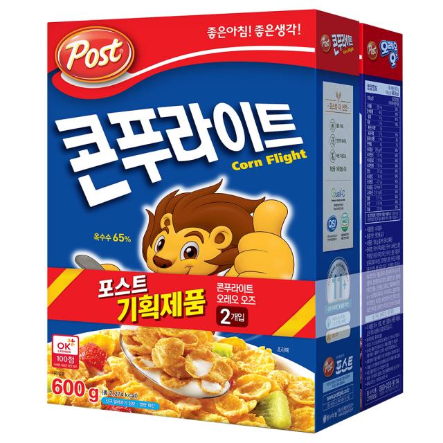 포스트 콘푸라이트 600g + 오레오오즈 500g 콤보팩, 1세트