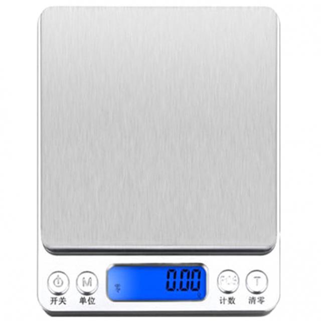 블럭마트 주방전자저울 스테인레스 1kg-0.1g, 단일상품