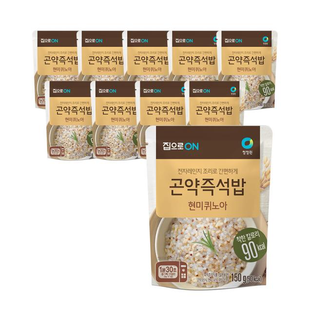 집으로온 곤약즉석밥 현미퀴노아 150g 10개입