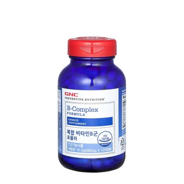 GNC 복합비타민 B군 포뮬라, 120캡슐, 1개