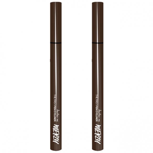 머지 더 퍼스트 펜 아이라이너 0.5g P2. Brownie 브라우니 2개입