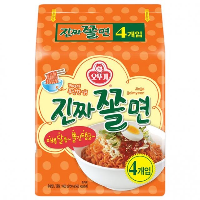 오뚜기 진짜쫄면 150g 4개
