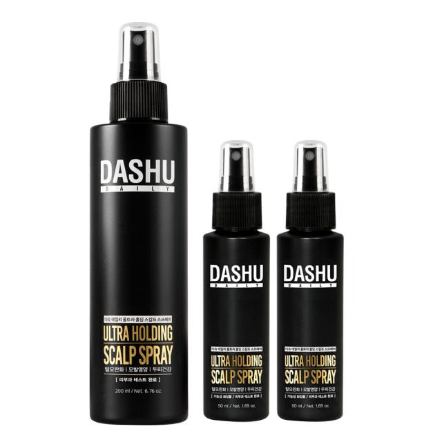 다슈 데일리 울트라 홀딩 스칼프 헤어스프레이 200ml + 50ml x 2p, 1세트