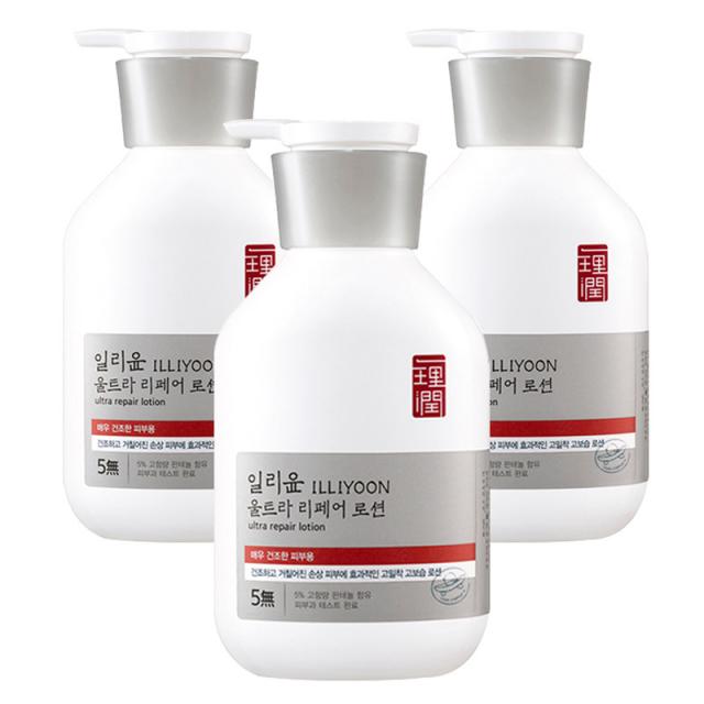 일리윤 대용량 울트라 리페어 바디로션, 528ml, 3개
