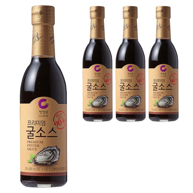 청정원 프리미엄 굴소스, 500g, 4개