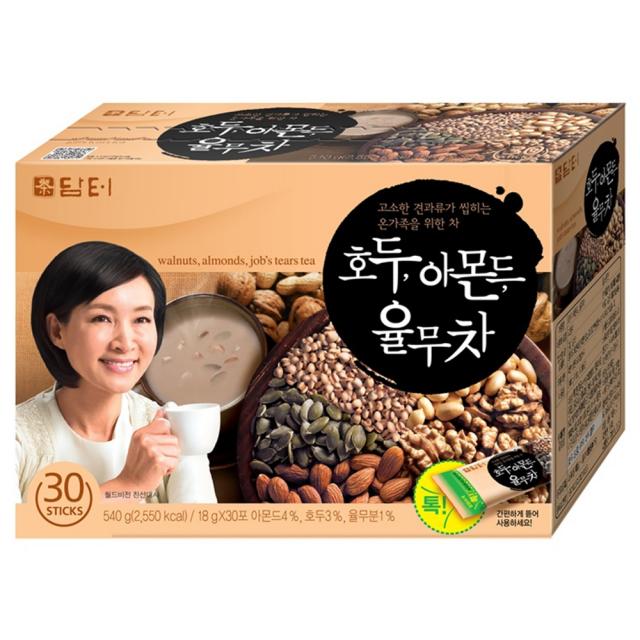담터 호두아몬드 율무차 18gx30입 18g 30입
