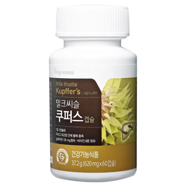 한국야쿠르트 밀크씨슬 쿠퍼스 캡슐, 60정, 1개