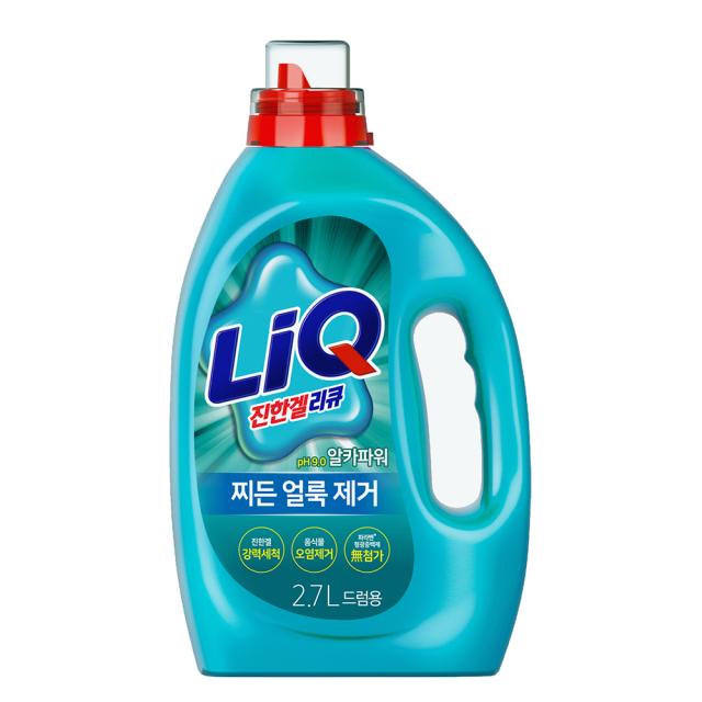 진한겔 리큐 알카파워 드럼용 액상세제 본품, 2.7L, 1개