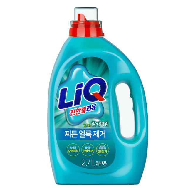리큐 진한겔 알카파워 일반용 액상세제 본품, 2.7L, 1개