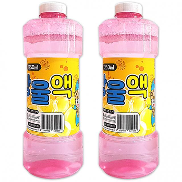 애들랜드 비눗방울 리필 1250ml X 2p 혼합 색상