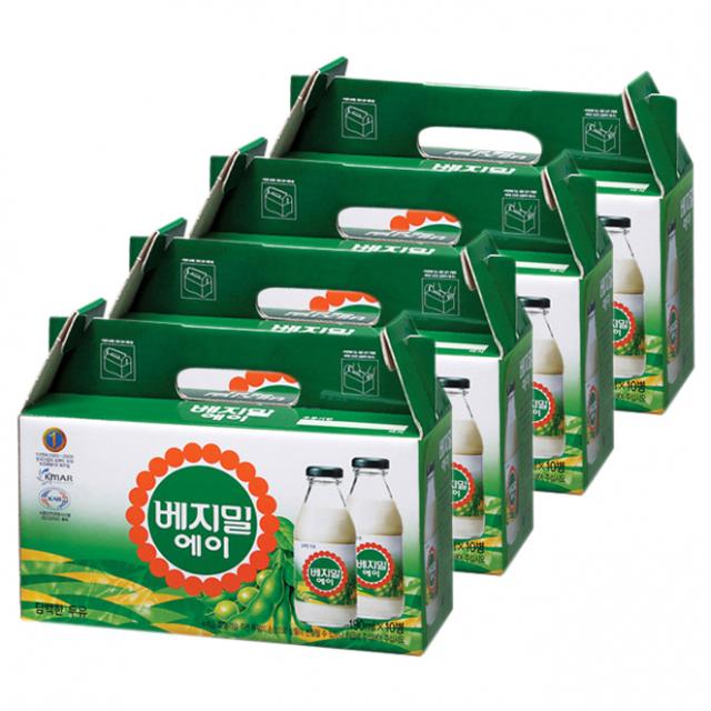베지밀 담백한 베지밀 에이 두유 190ml 40개입