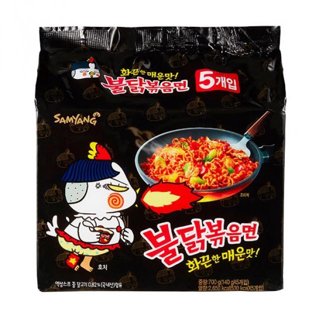 삼양 불닭볶음면 봉지라면 140g 5개