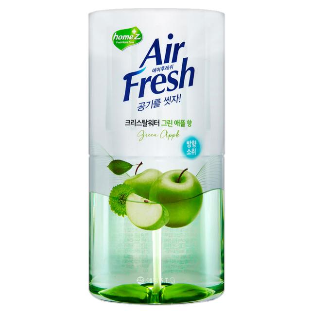 홈즈 크리스탈워터 실내용 방향제 그린애플, 400ml, 1개