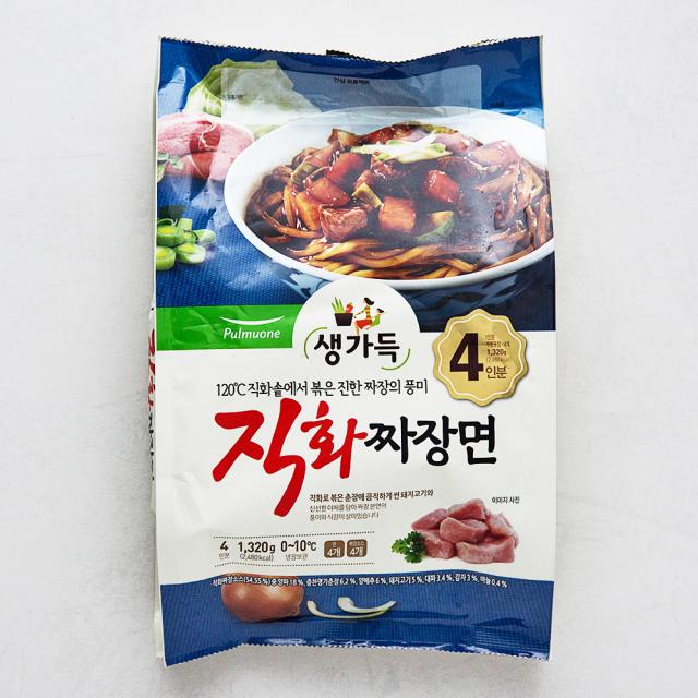 생가득 직화짜장 4인분 1320g 1개