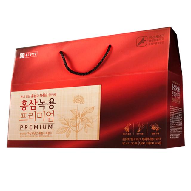 종근당건강 홍삼녹용즙 프리미엄 50ml 30개입