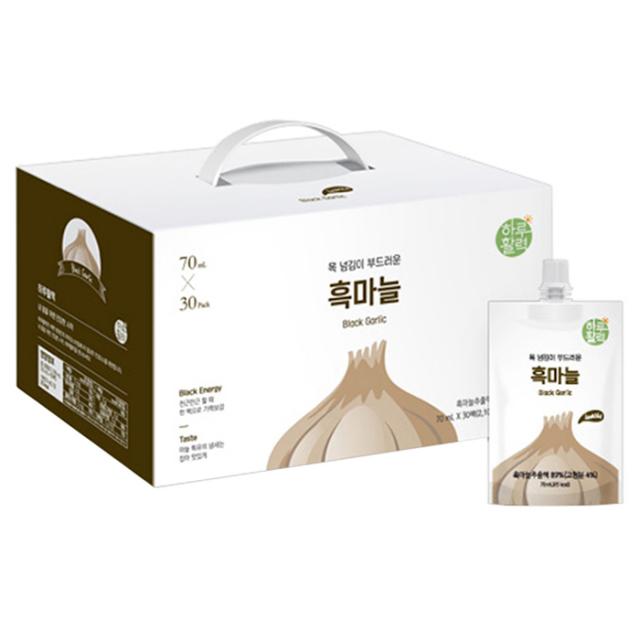 천호식품 하루활력 목 넘김이 부드러운 흑마늘, 70ml, 30팩