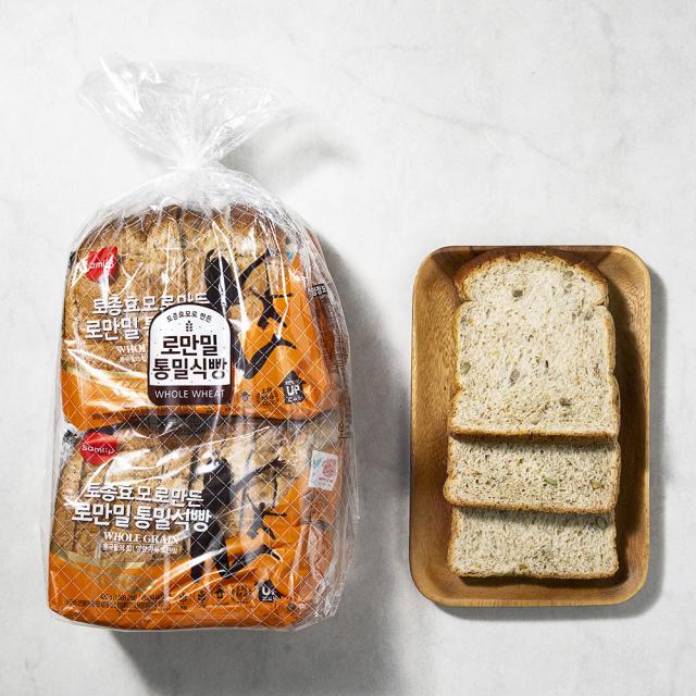 삼립 로만밀 통밀식빵 420g 2개입