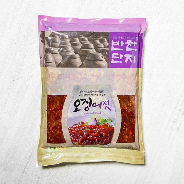 반찬단지 오징어젓 1kg 1개