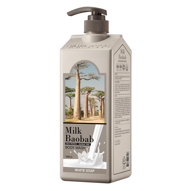 밀크바오밥 바디워시 화이트솝향 1000ml 1개