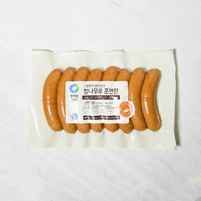 청정원 참나무로 훈연한 그릴바베큐 소시지 640g 1개