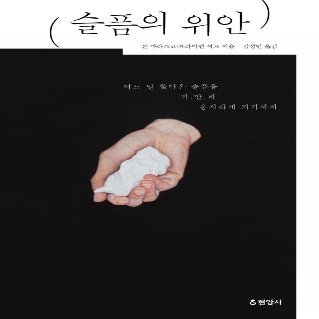 [현암사][큰글씨책] 슬픔의 위안 : 어느 날 찾아온 슬픔을 가.만.히 응시하게 되기까지, 론 마라스코, 현암사