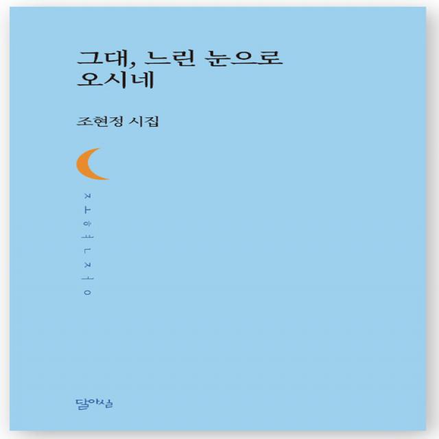 [달아실]그대 느린 눈으로 오시네 - 달아실시선 60, 조현정, 달아실