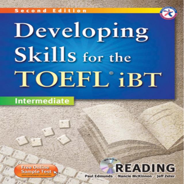  Compass Publishing Developing Skills For The Toefl Ibt Reading : Intermediate 2nd Edition Paperback + Mp3 Cd 1장 Compass Publishing