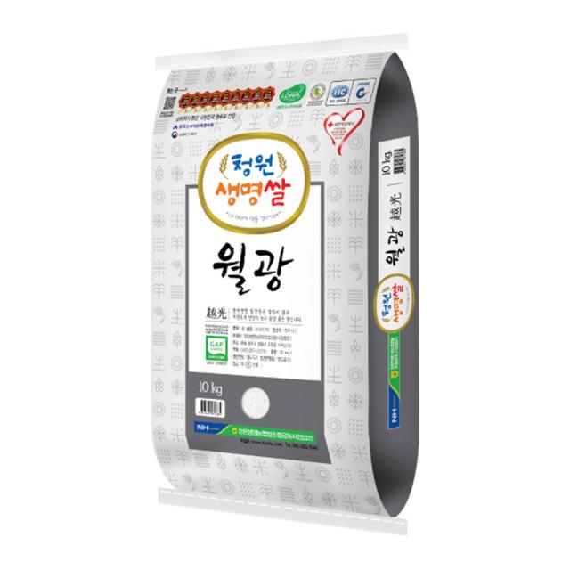 청원생명농협 2021년 햅쌀 월광 고시히카리 쌀, 10kg, 1개