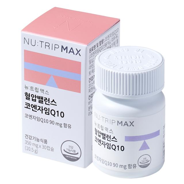 코스맥스바이오 뉴트립맥스 혈압밸런스 코엔자임Q10 10.5g, 30정, 1개