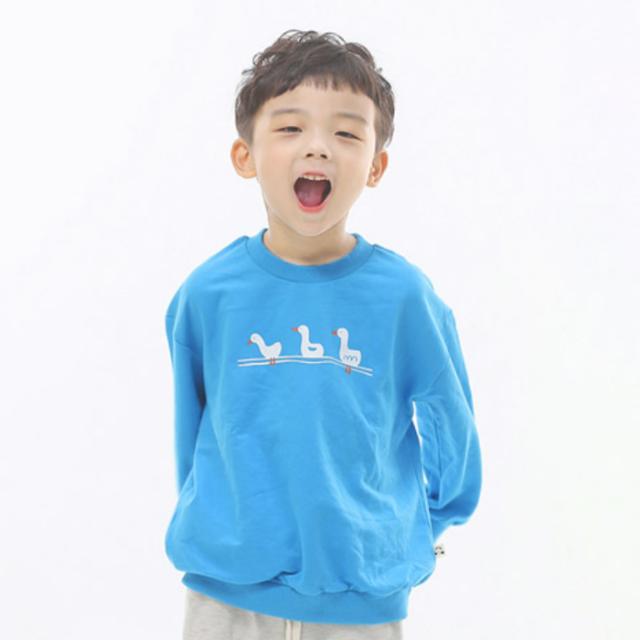 까꿍놀이터 아동용 오리날다 맨투맨
