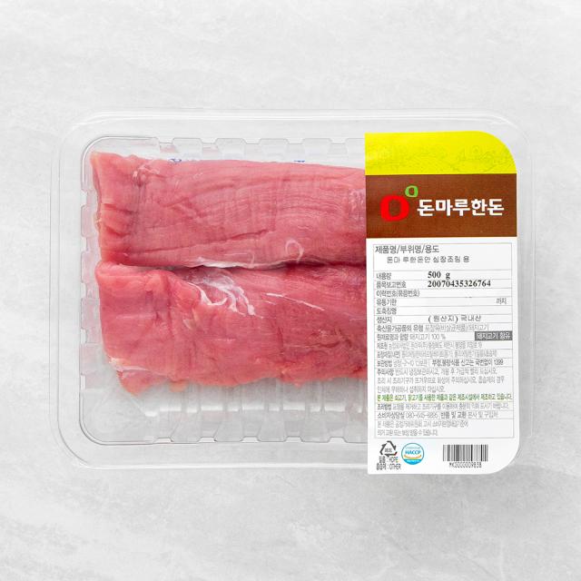 돈마루 한돈 안심 장조림용 냉장 500g 1개